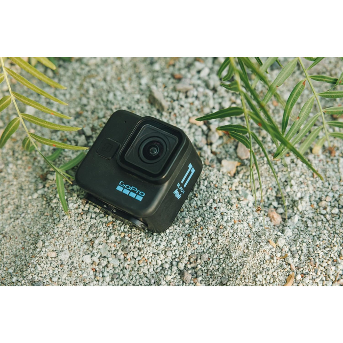 GoPro HERO11 Black Mini - Compact Waterproof Action Camera With 5.3K60 Ultra HD Video, 24.7MP Frame Grabs, 1/1.9" Image Sensor Live Streaming Stabilization