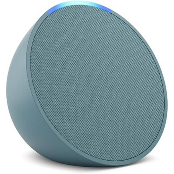 Echo Pop (Newest gen) Full sound compact Wi-Fi and Bluetooth smart speaker with Alexa - Glacier White/Midnight Teal/Lavender Bloom