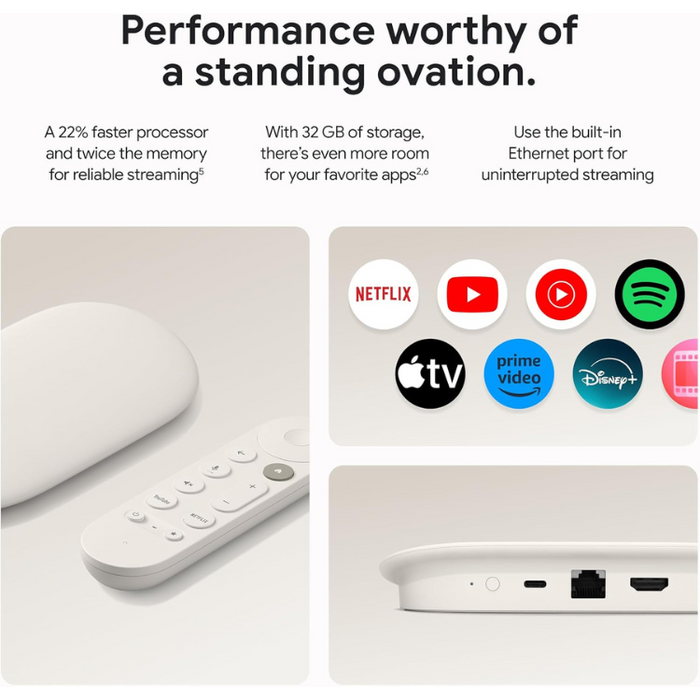 Google TV Streamer 4K – Porcelain