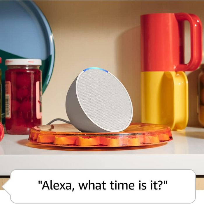 Amazon Echo Pop Smart Speaker with Alexa – Newest Gen, Compact Design - Charcoal