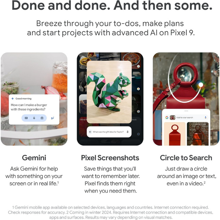 Google Pixel 9 128GB Unlocked Android Smartphone - Obsidian