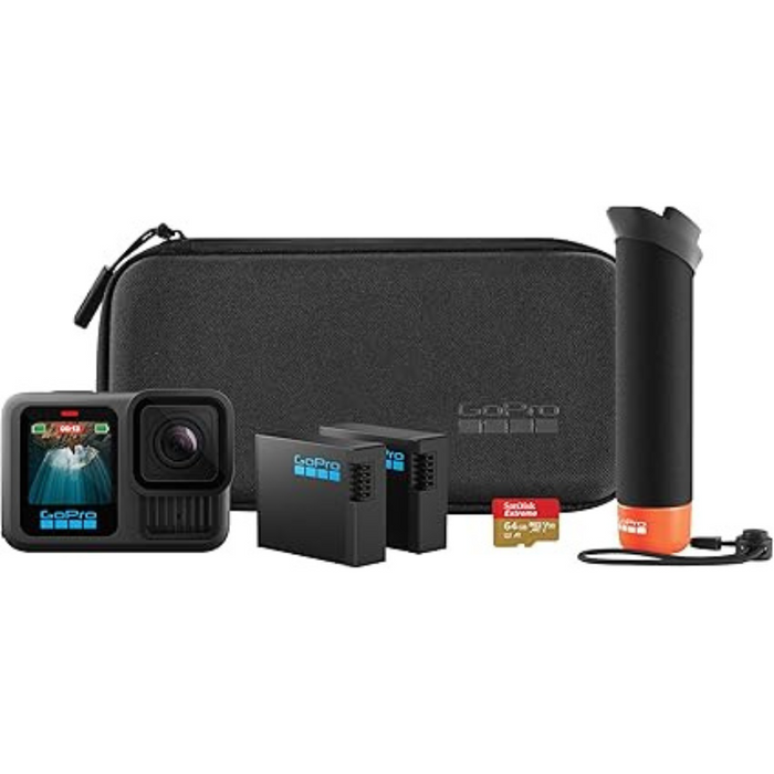 GOPRO HERO13 Black 5.3K Action Camera & Accessories Bundle