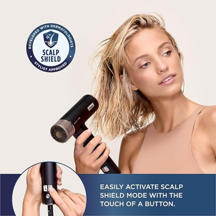 Shark SpeedStyle Pro 3-in-1 High-Velocity Hair Dryer System for Straight & Wavy Hair HD731UK - Black