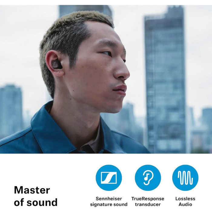 Sennheiser MOMENTUM True Wireless 4 Earbuds – ANC Bluetooth, Black Copper