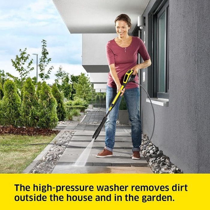 Kärcher K4 Power Control Flex Car & Home Corded Pressure washer 1.8kW - Yellow and Black